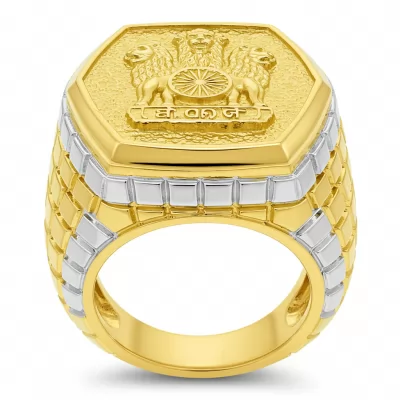Ashok Stambh Gold Ring