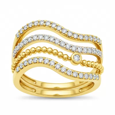 Bridal Big Gold Ring Design