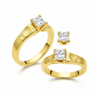 Couple Rings Gold 22 Karat