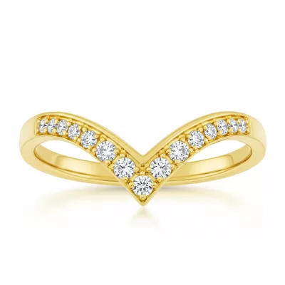 Heart Shaped Gold Ring Design For Female