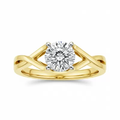 Single Stone Ring For Women 22 Karat Gold